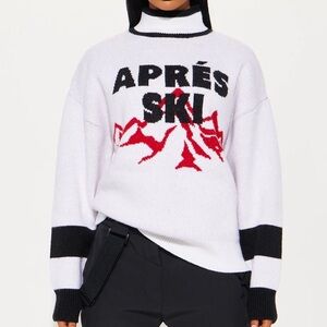NWT Après Ski Pullover Chunky Knit Sweater – Mock Neck – Off-White – Size 2X